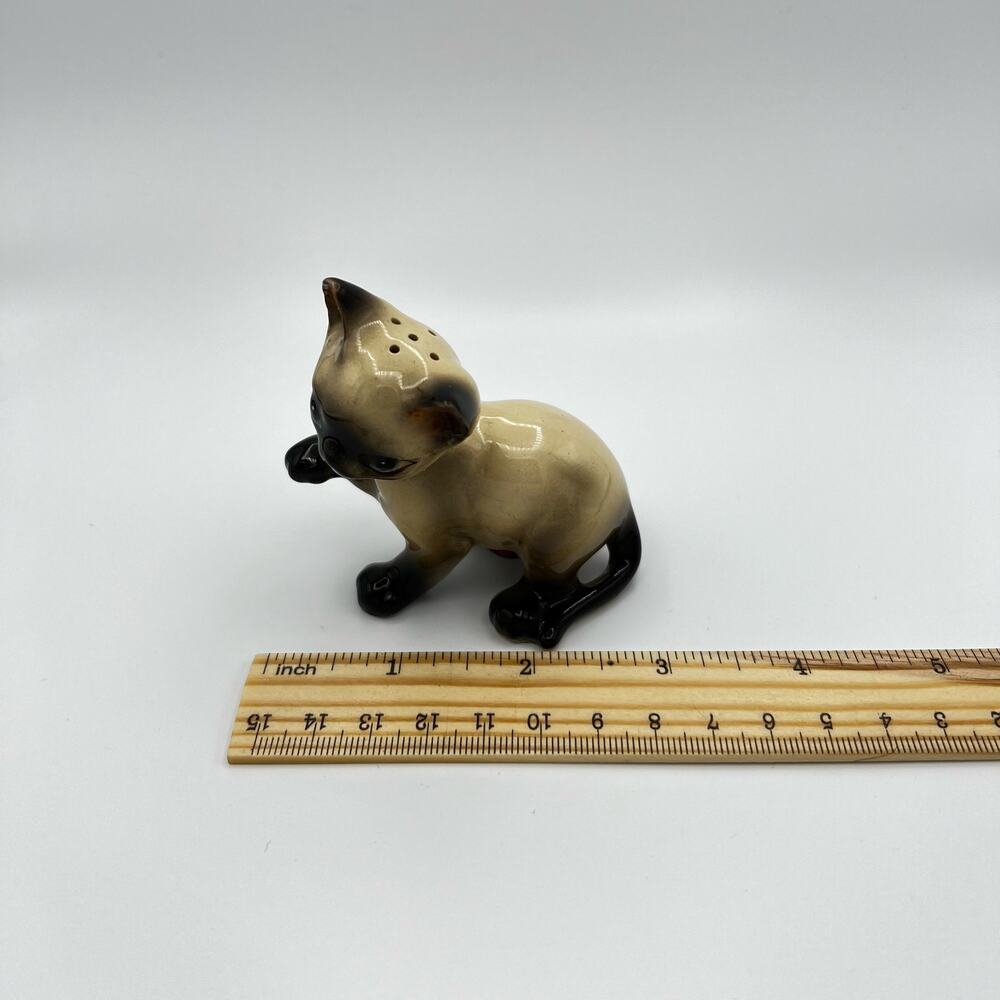 Vintage Ucagco Ceramics Japan Playful Siamese Kitten Salt Shaker Replacement - Picture 7 of 9